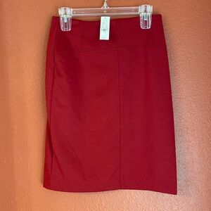 Slim fit NY & Co Red Skirt NWT